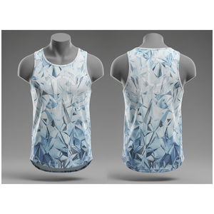 Camiseta sin mangas deportiva de secado rápido con cuello redondo para hombre INTERKNIT INTERNATIONAL, 100 % poliéster, tejido de punto, estampado por sublimación, 180 g - Product Image 5