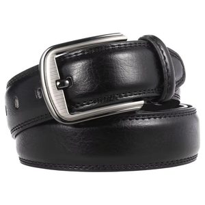 Cinturón de Cuero Genuino Personalizable de Lujo, en Oferta, a la Moda, Casual, con Hebilla Ajustable de Aleación, para Hombre - Product Image 5
