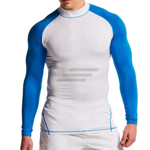 <b>Compression</b> <b>Tights</b> <b>Men</b> Fitness Running Shirt Breathable Long Sleeve Sports Rashgard Gym Clothing - Product Image 5