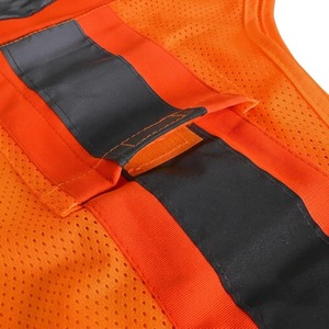 Gilet de sécurité haute visibilité de classe 2, réfléchissant, imperméable, avec fermeture éclair et plusieurs poches pour les travailleurs de la signalisation routière - Product Image 6