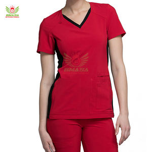 ชุดยูนิฟอร์มแพทย์โรงพยาบาลทันตกรรมคุณภาพสูงแบบใหม่ปี 2026 พร้อมโลโก้สั่งทำ OEM ไซส์ XL สำหรับแพทย์ชายหญิง ชุดพนักงานร้านเสริมสวย ผลิตจากโพลีเอสเตอร์/ผ้าฝ้าย - Product Image 4