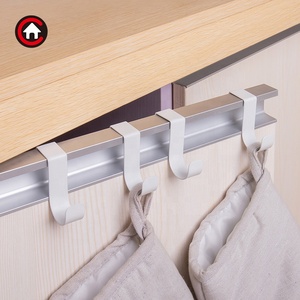 Portasciugamani multifunzione Over-The-Door di alta qualità a doppia forma di S <span class=keywords><strong>porta</strong></span> gancio doppio ganci <span class=keywords><strong>per</strong></span> cucina e <span class=keywords><strong>bagno</strong></span> - Product Image 3