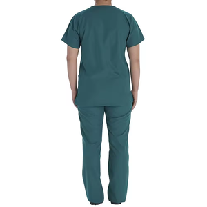 Wholesale Custom Women Medical Scrub <b>Set</b> Stretch V-neck Nurse Uniform Hospital <b>Doctor</b> Clinical Suit Spa Beauty Salon Wear - Product Image 6