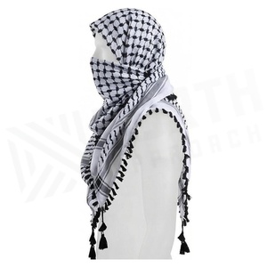 Pañuelo Cuadrado Unisex con Estampado Geométrico Blanco y Negro, Multifuncional, Estilo Étnico, Accesorio para Exteriores para Todas las Estaciones - Product Image 3