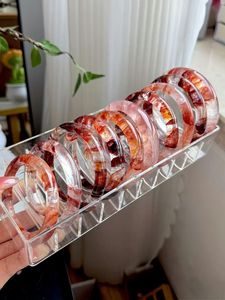 Luxury Handmade Resin Jewelry Bangle Perfect <b>Gift</b> for Wife <b>Sister</b> Mother Friend Handmade Resin Bangle Bracelet with Premium - Product Image 5