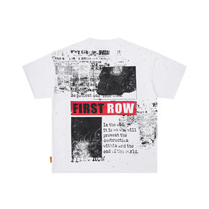 Camiseta Personalizada con Gráfico de Calavera Lavada Estilo Vintage, Oversize, Streetwear, Algodón, Fabricante OEM ODM, Venta al por Mayor de Fábrica - Product Image 6