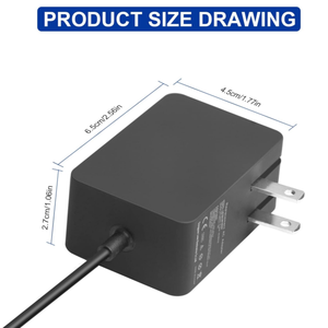 Nuevo Cargador de 24W 15V 1.6A para Laptop, Fuente de Alimentación para Microsoft <span class=keywords><strong>Surface</strong></span> Go/Go 2/Go 3/<span class=keywords><strong>Pro</strong></span> <span class=keywords><strong>4</strong></span> Core <span class=keywords><strong>M3</strong></span>/<span class=keywords><strong>Pro</strong></span> 3 Core <span class=keywords><strong>M3</strong></span>, Adaptador de Corriente CA - Product Image 2