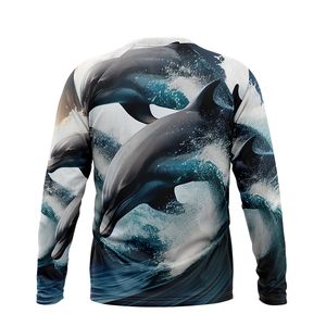 Camisa de Pesca Elegante de Manga Larga para Hombre, Transpirable, de Secado Rápido, con Protección UV, Jersey de Pesca para Actividades al Aire Libre - Product Image 3