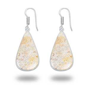 Pendientes de Coral Fósil Natural Amarillo de Alta Calidad, Precio al por Mayor, Directo del Proveedor, Joyería de Primera Calidad a Bajo Precio - Product Image 4