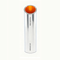 Trophée personnalisé en métal finition miroir, design cylindrique avec logo personnalisé pour la reconnaissance d'entreprise, l'innovation et les récompenses d'équipe