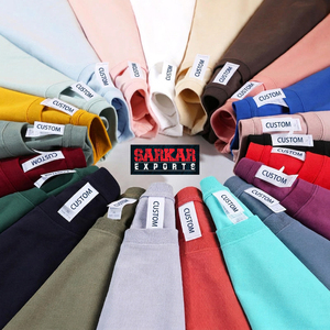 T-shirts de luxe épais à épaules tombantes pour hommes, 100 % coton, vierges, personnalisables avec logo de marque, vente en gros de haute qualité - Product Image 2