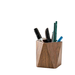 Portalápices de Escritorio Art Deco de Madera de Primera Calidad, Ecológico, Precio al por Mayor en India, Organizador de Escritorio - Product Image 1