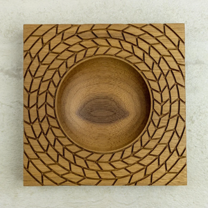 New Arrival Wooden Four Cavity <b>Cookie</b> Stamp Mold Wave Pattern Embossed Biscuit Press Handmade Baking <b>Tool</b> Kitchen Bakery Gift Se - Product Image 3