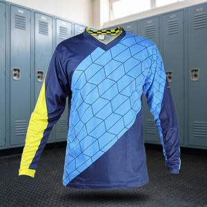Maillot de cyclisme personnalisé pour VTT DH BMX MX Enduro Downhill Motocross, vêtements de sport en polyester et mesh unisexe - Product Image 3