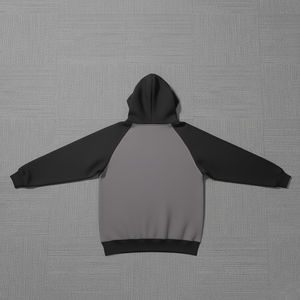 Sweat à capuche pour homme de haute qualité, en polaire épaisse 580 g/m², 100 % coton, coupe ample et oversize, logo brodé personnalisé - Product Image 2