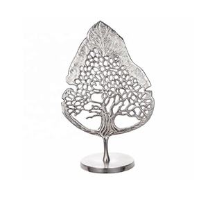 Escultura Abstracta Redonda Plateada de Aluminio, Moderna, para Mesa de Hogar, Elegante, para Oficina, Hogar, Librería, Decoración - Product Image 5