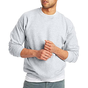 Sudadera Unisex de Forro Polar para Invierno, Cuello Redondo, Color Azul, Gruesa y Cálida, 100% Algodón, Estilo Casual Vintage - Product Image 3