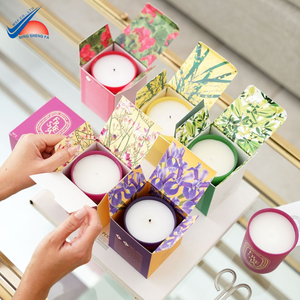 Boîte à bougies de luxe avec conception personnalisée | Emballage cadeau en papier élégant - Product Image 4