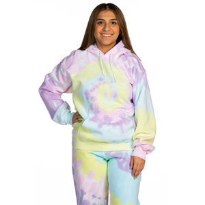 Streetwear Custom Regular Fit Cropped Solid Winter Tie Dyed Acid Wash Sun Faded 420gsm Heavyweight 100% Cotton Fleece Rhinestone - Product Image 3