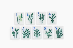 Juego de Fichas de Mahjong de Acrílico Personalizadas con Diseño de Carnaval, Coloridas, Grabadas con Láser, Regalo para Fiestas - Product Image 3
