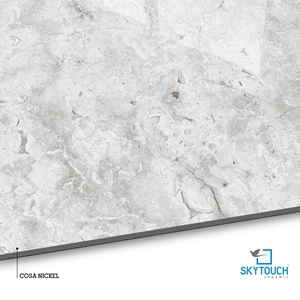 Azulejos de pared vitrificados de porcelana pulida para suelo interior de 600x600, 2x2, blanco de Carrara, superventas, ladrillo refractario - Product Image 2