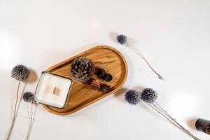 ถาดไม้โอ๊คทรงรี ถาดใส่เครื่องประดับและกาแฟสไตล์โมเดิร์น ถาดไม้ทำมือ ถาดอเนกประสงค์ไม้ - Product Image 4