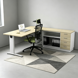 Bureau de travail moderne et durable de 6 pieds, design contemporain, espace de travail professionnel, système de bureau AY V-BT 188 - Product Image 2