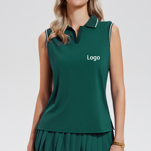 Ensemble jupe plissée de golf pour femme, sans manches, respirant, séchage rapide, polyester imprimé, UPF 20+ - Product Image 5