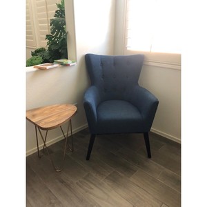 Table d'appoint en bois de manguier avec pieds en forme d'épingles, vente en gros |   Design minimaliste moderne - Product Image 2