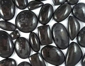 Aamna Gems Pierre de Shungite Naturelle Blanche Polie Cabochon pour la Fabrication de Bijoux Protection EMF Cristal Certifié par un tiers Vente en Gros - Product Image 2