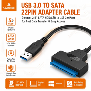 <span class=keywords><strong>Cable</strong></span> Adaptador <span class=keywords><strong>USB</strong></span> 3.0 <span class=keywords><strong>a</strong></span> SATA <span class=keywords><strong>de</strong></span> 22 Pines para Discos Duros SATA <span class=keywords><strong>de</strong></span> 2.5 Pulgadas, Adaptador <span class=keywords><strong>de</strong></span> <span class=keywords><strong>Disco</strong></span> <span class=keywords><strong>Duro</strong></span> <span class=keywords><strong>Externo</strong></span>, <span class=keywords><strong>Cable</strong></span> <span class=keywords><strong>USB</strong></span> 3.0 <span class=keywords><strong>a</strong></span> SATA - Product Image 2