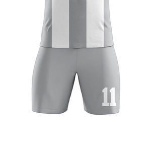 Uniformes de Fútbol Sublimados Personalizados de Alta Calidad, Camisetas de Fútbol de Manga Corta de Secado Rápido con Cuello Redondo, 100% Poliéster - Product Image 5