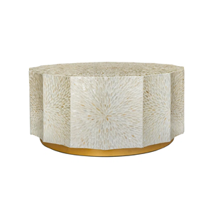 New Design <b>Mother</b> of Pearl inlay Geometric Modern Luxury Coffee Table Wholesale Home Furniture Living Room from Vietnam - Product Image 2
