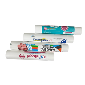 White Pink Screen Printed PE Plastic Cosmetic Packaging Tube 25g Extrusion for Baby Care <b>Cream</b> <b>Lip</b> Balm Tubes Customized Screw - Product Image 6