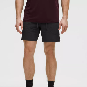 Men's <b>Mid</b> Double <b>Layer</b> Black Running Shorts Quick-Drying Breathable Fitness Sport Workout Training Bodybuilding New Formal Style - Product Image 3