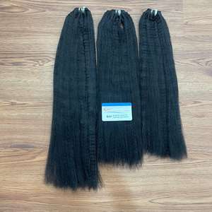 Steam Kinky Curly Curly couleur naturelle 100% Extensions de cheveux humains Style de luxe de Thanh An hair - Product Image 5