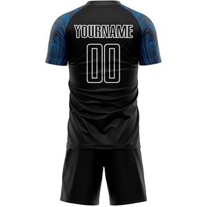 Uniforme de fútbol de club, tela de alto rendimiento para EE. UU. y Europa, impresión personalizada, kit deportivo premium, diseño transpirable y de secado rápido. - Product Image 6