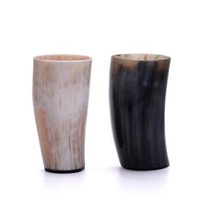 Vaso de chupito de cuerno de búfalo Ox para cerveza y whisky en casa, color de cuerno natural, artesanía hecha a mano, la mejor calidad, taza de cuerno - Product Image 1
