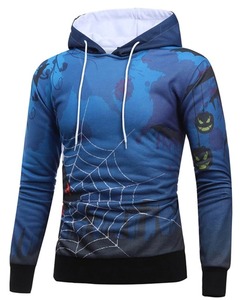 Sudadera con capucha de sublimación 100% poliéster y algodón con impresión de logotipo personalizado de alta calidad para hombre - Product Image 5