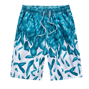 Shorts de bain unisexes en maille 100% polyester respirant à séchage rapide avec logo personnalisé, nom et marque imprimés - Product Image 5