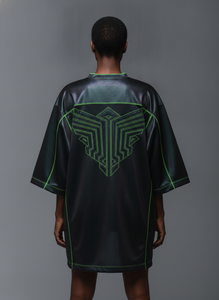 เสื้อเจอร์ซีย์อเมริกันฟุตบอลคอวีสำหรับผู้หญิง แบบสั่งทำพิเศษ ผ้าโพลีเอสเตอร์ตาข่าย 100% ทรงหลวม แขนสามส่วน ระบายอากาศได้ดี เหมาะสำหรับทุกฤดูกาล - Product Image 2
