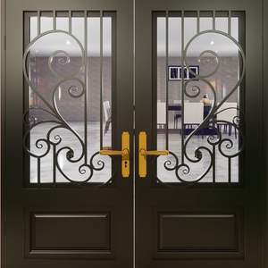 Puertas de Entrada de Hierro de Primera Calidad y Puertas de Seguridad para Viviendas Residenciales con Construcción Duradera y Atractivo Estético - Product Image 2
