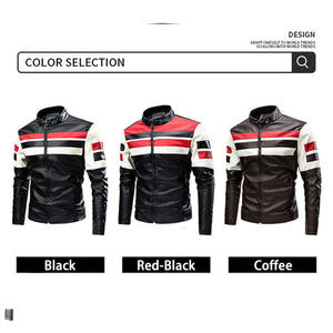 Nouvelle Veste en Cuir pour Homme Taille US 2025 – Manteau d'Hiver en Similicuir avec Doublure Velours pour Moto (Vente en Gros) - Product Image 4