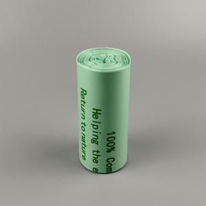 Wholesale Custom Printed Black Disposable 100% Biodegradable Manufacture Trash <b>Bags</b> Garbage Plastic Roll <b>Bag</b> High Quality - Product Image 2