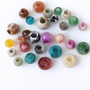 Fournitures en gros de perles en résine avec perles intercalaires colorées pour les entreprises de bijouterie artisanale pour la création de bracelets et colliers DIY - Product Image 2
