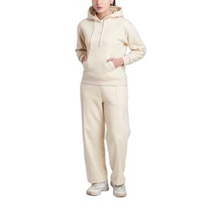 Nouveau survêtement en coton de haute qualité pour femmes sweat à capuche et pantalon personnalisables ensemble couleur unie jogging survêtement pour femmes - Product Image 1