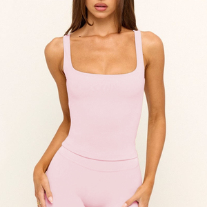 Top Corto de Verano para Mujer, Cuello Redondo, Transpirable, Estilo Hip Hop, Camisola Vintage, Chaleco de Punto Crochet con Logotipo Frontal - Product Image 2