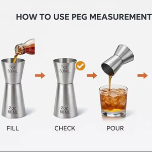 Bartender <b>measuring</b> <b>tool</b> cocktail <b>measuring</b> <b>tool</b> professional bar <b>measuring</b> <b>tool</b> professional mixology <b>measuring</b> <b>tool</b> drink mix - Product Image 1