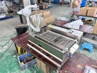 Mini-friteuse professionnelle pour beignets, avec cuve de friture épaisse et longue durée de vie, idéale pour les commerces de petit-déjeuner et les collectivités