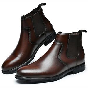 Chaussures habillées en cuir pour hommes à bout carré et lacets, de haute qualité, avec boîte de rangement confortable, idéales pour le bureau et la carrière, vente en gros - Product Image 6